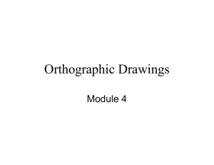 Module 4 – Orthographic Projection