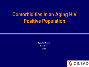 Comorbidities in an Aging HIV Positive Population
