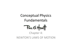 Newtons Laws from Hewitt edited