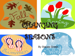 changing seasons
