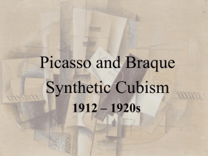 synthetic cubism ppt