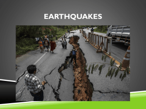 PowerPoint on Earthquakes
