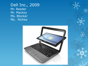 Dell Inc., 2009 - Andrew Mackeys' E