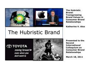 Transgressing Brand Values in Consumer-Brand