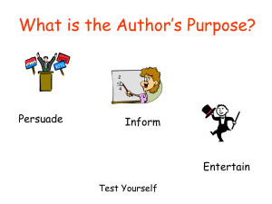AuthorsPurposePowerpoint