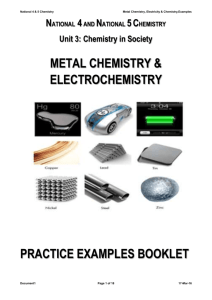 Self-check Metals