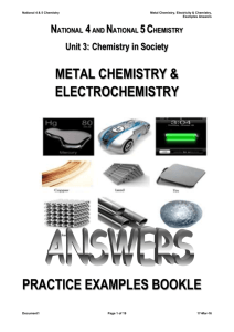 Self-check Metals (answers)