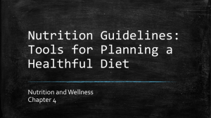 Chapt. 4 nutrition guidelines - Geary County Schools USD 475