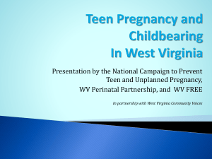 Teen Pregnancy and Childbearing