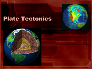 Plate Tectonics - Crestmont Elementary