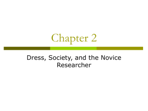 Chapter 2 - Dress and Society