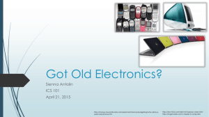 Got Old Electronics?