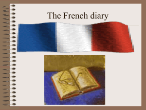 The French diary