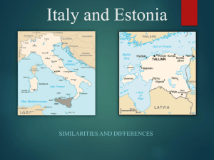 Italy and Estony
