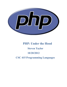 CSC 415 Programming Languages