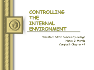 ANIMAL FORM & FUNCTION - Volunteer State Community College