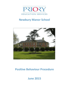 Positive Behaviour Procedure, including