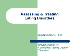 Assessing & Treating Eating Disorders