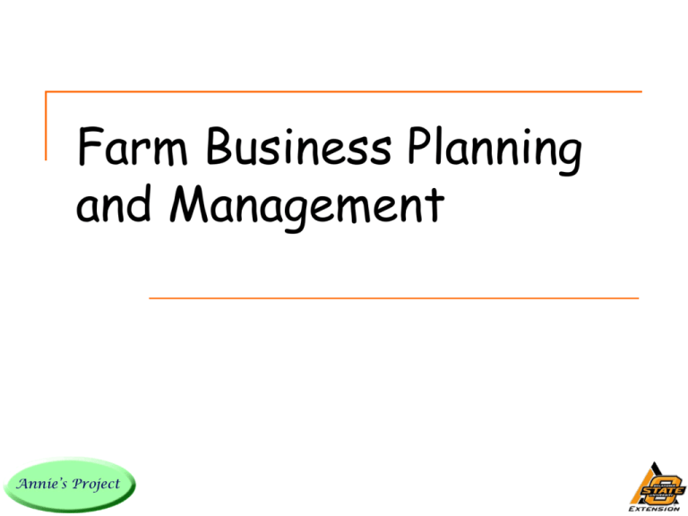 farm business planning