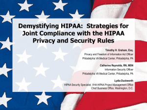 The HIPAA Privacy Rule