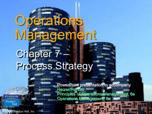 Process Strategy