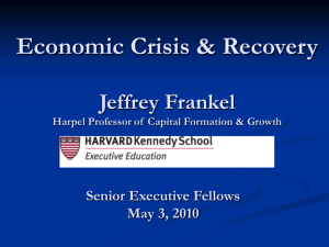 Economic Crisis & Recovery