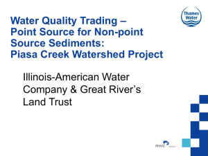 Water Quality Trading - Point Source for Non