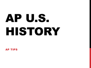 AP U.S. History - DBQPresentations