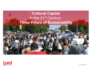 Creating Cultural Capital in the 21st Century