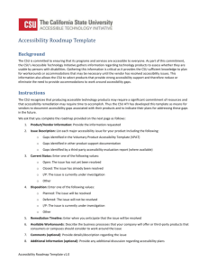 Accessibility Roadmap Template