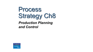 Process Focus - Operations Management