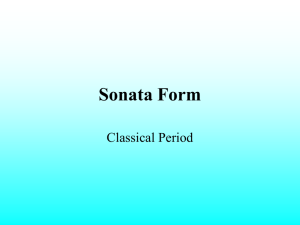 Sonata Form - Colyton High School