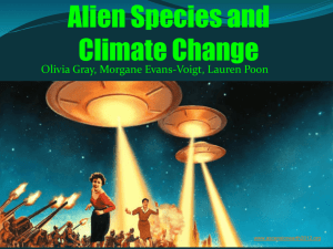Alien Species and Climate Change