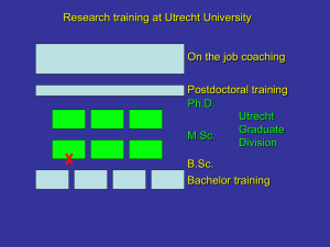 Graduate School Life Sciences (presentation prof. Gerrit van Meer)