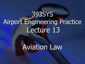 Aviation law & regulations