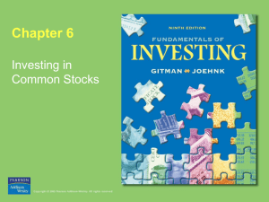 Investing in Common Stocks