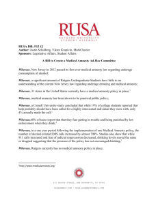 Bill F15 12 – 10-29 - Rutgers University Student Assembly