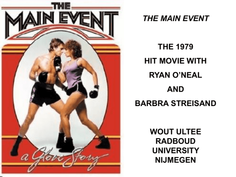 Are Event Data The Main Event 