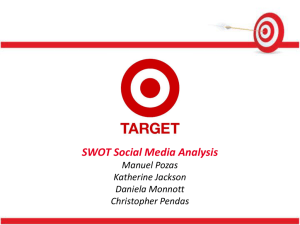 Target SWOT Social Media Analysis