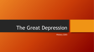 The Great Depression - Mrs. Etsell`s Weebly