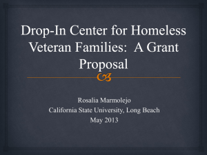 Drop-In Center for Homeless Veteran Families