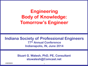 Tomorrow's Engineer - National Society of Professional Engineers