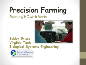 Mapping EC with Veris - Biological Systems Engineering home