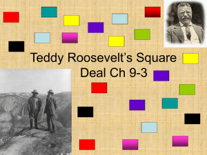 Teddy Roosevelt's Square Deal Ch 9-3