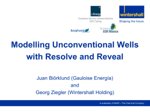 Modelling Unconventional Wells