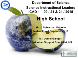 ICAD 1 - Science