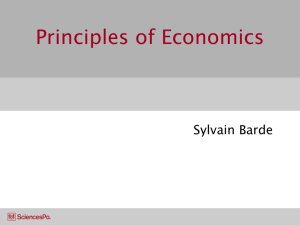 Principles of Economics - Sylvain Barde's Webpage