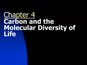 1. Organic chemistry is the study of carbon compounds.