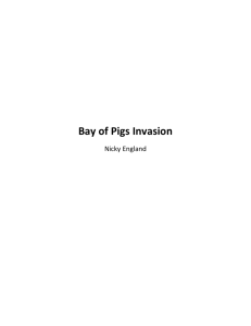 (The Bay of Pigs Invasion).