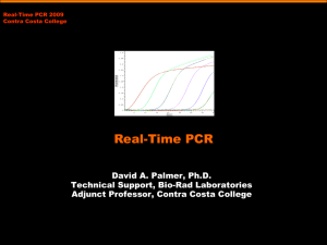 What is real-time PCR used for?